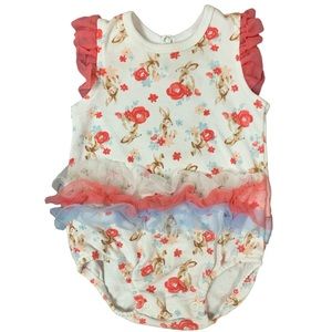 baby girl tulle Bunny Onsie